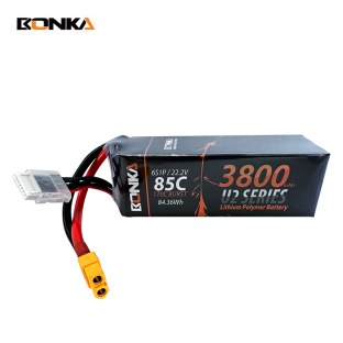 BONKA 3800mAh 85C 6S LiPo Battery for RC Helicopter